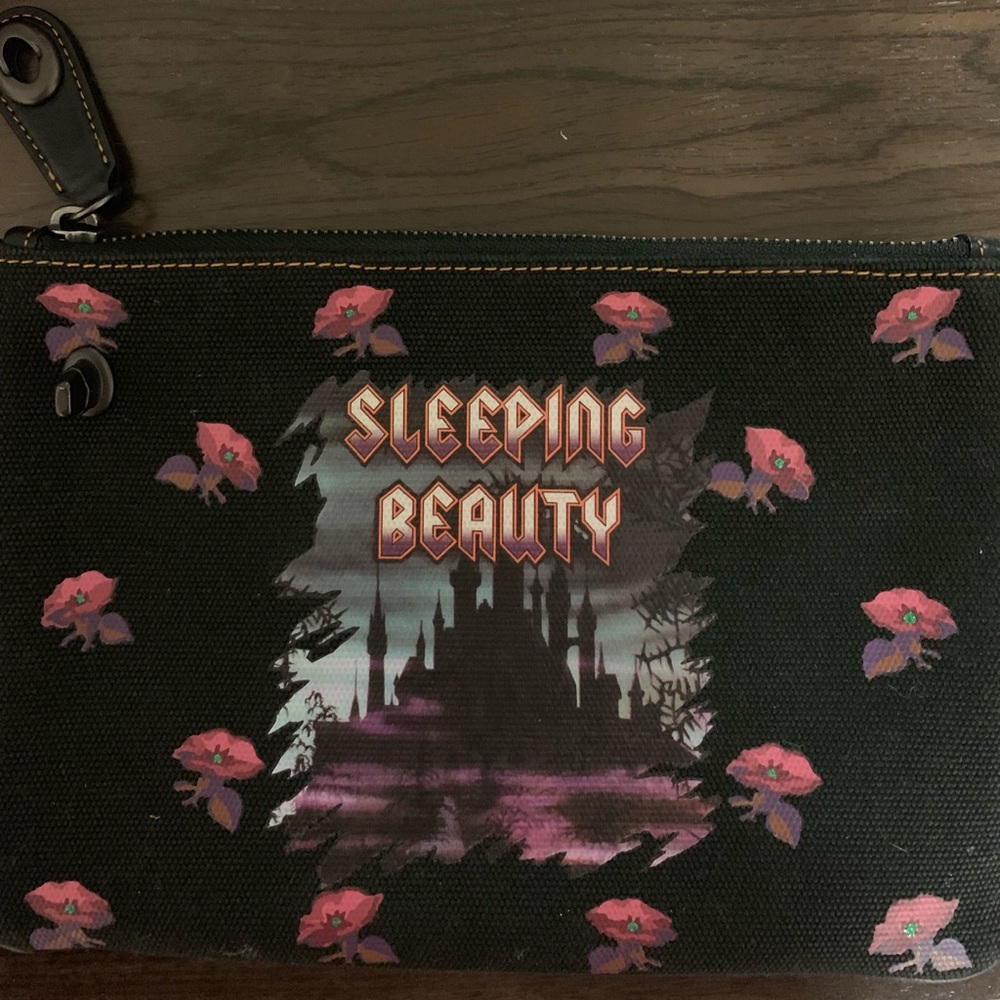 🌹Coach Disney Sleeping Beauty Turn-lock Pouch🌹